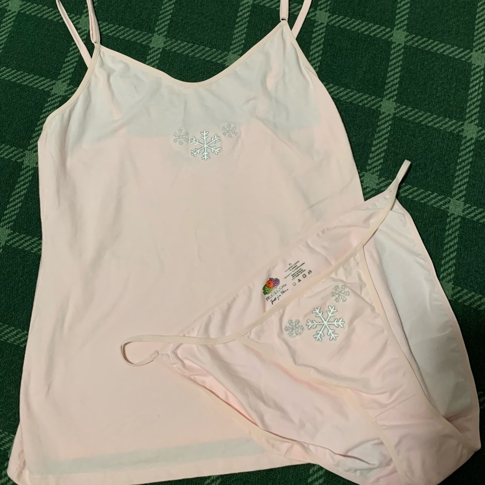 Fruit of the Loom Pink Women's Intimates Set